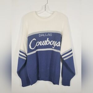 NFL Pro Line Dallas Cowboys Knit Sweater, Size Medium